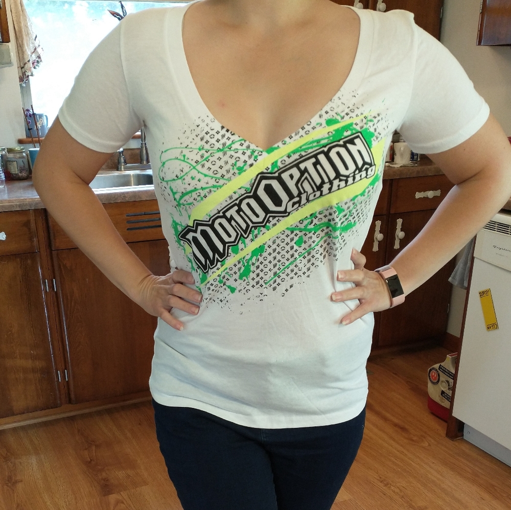 EUC vintage Moto Option t shirt